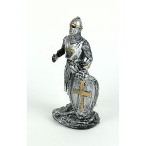 Templar Knight in Armor Statue